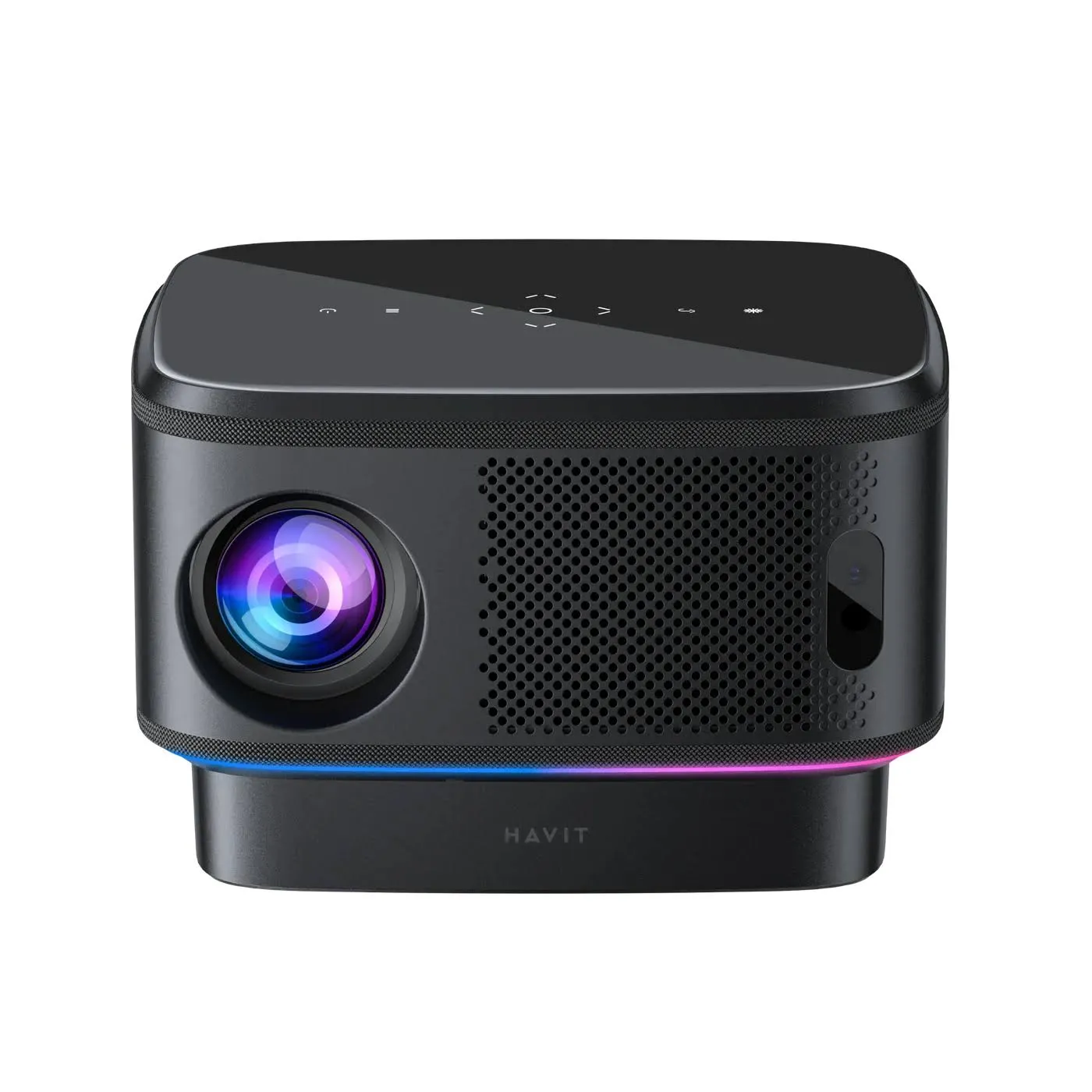 Proyector Havit PJ300 Plus LED 550 Lúmenes ANSI Full HD Google TV Wi-Fi — foto 2