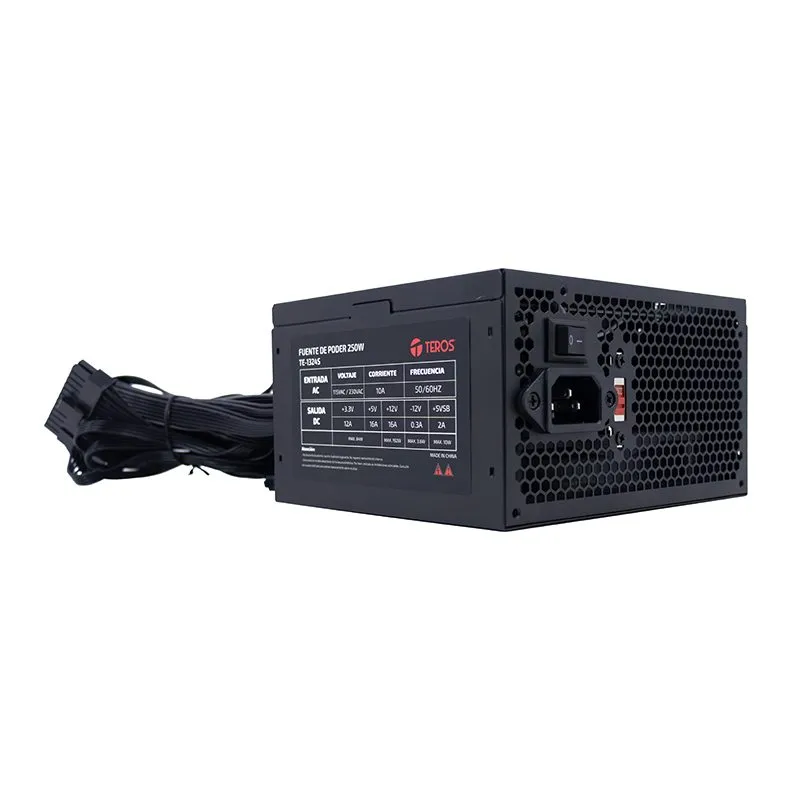 Fuente de Poder TEROS TE-1324S 250W ATX