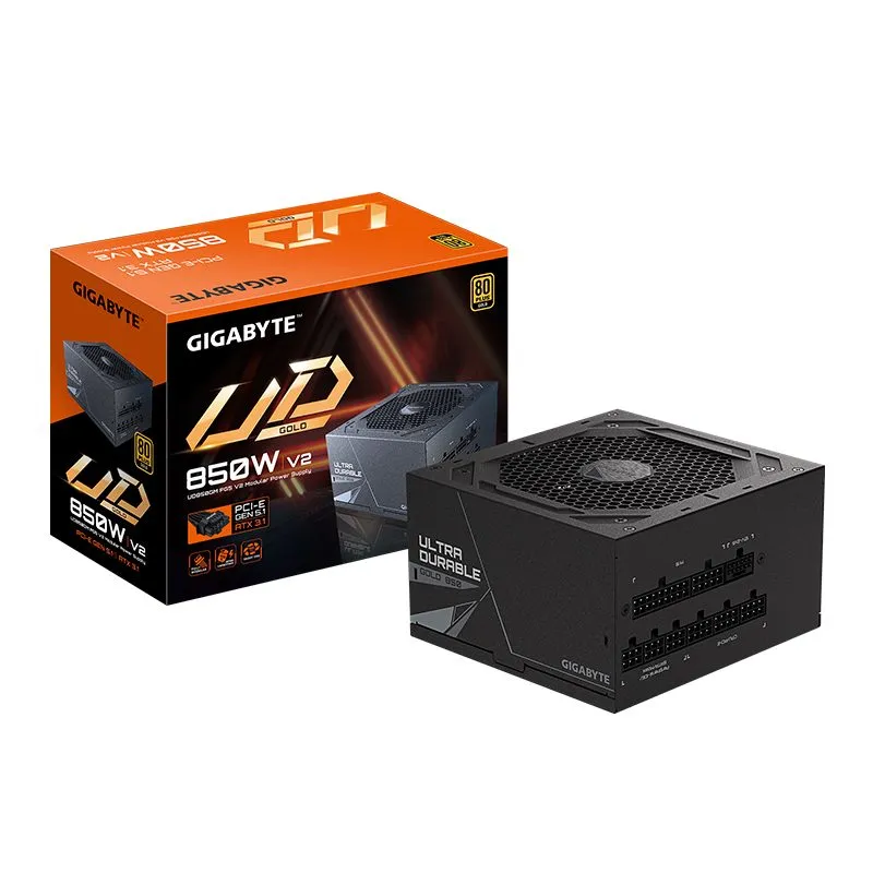 Fuente de Poder Gigabyte UD850GM PG5 V2 850W 80 Plus Gold Modular ATX 3.1