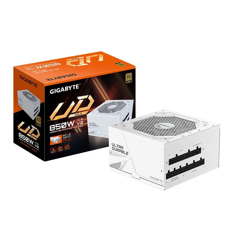 Fuente de Poder Gigabyte UD850GM PG5 ICE 850W 80 Plus Gold Modular ATX 3.1
