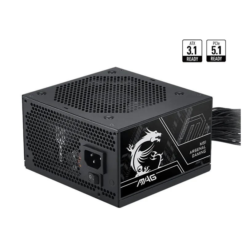 Fuente de Poder MSI MAG A750BN PCIE5 III 750W 80 Plus Bronze ATX — foto 2