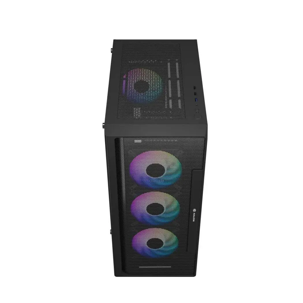 Case Halion Triton C02 E-ATX Vidrio Templado 4 Ventiladores ARGB — foto 4
