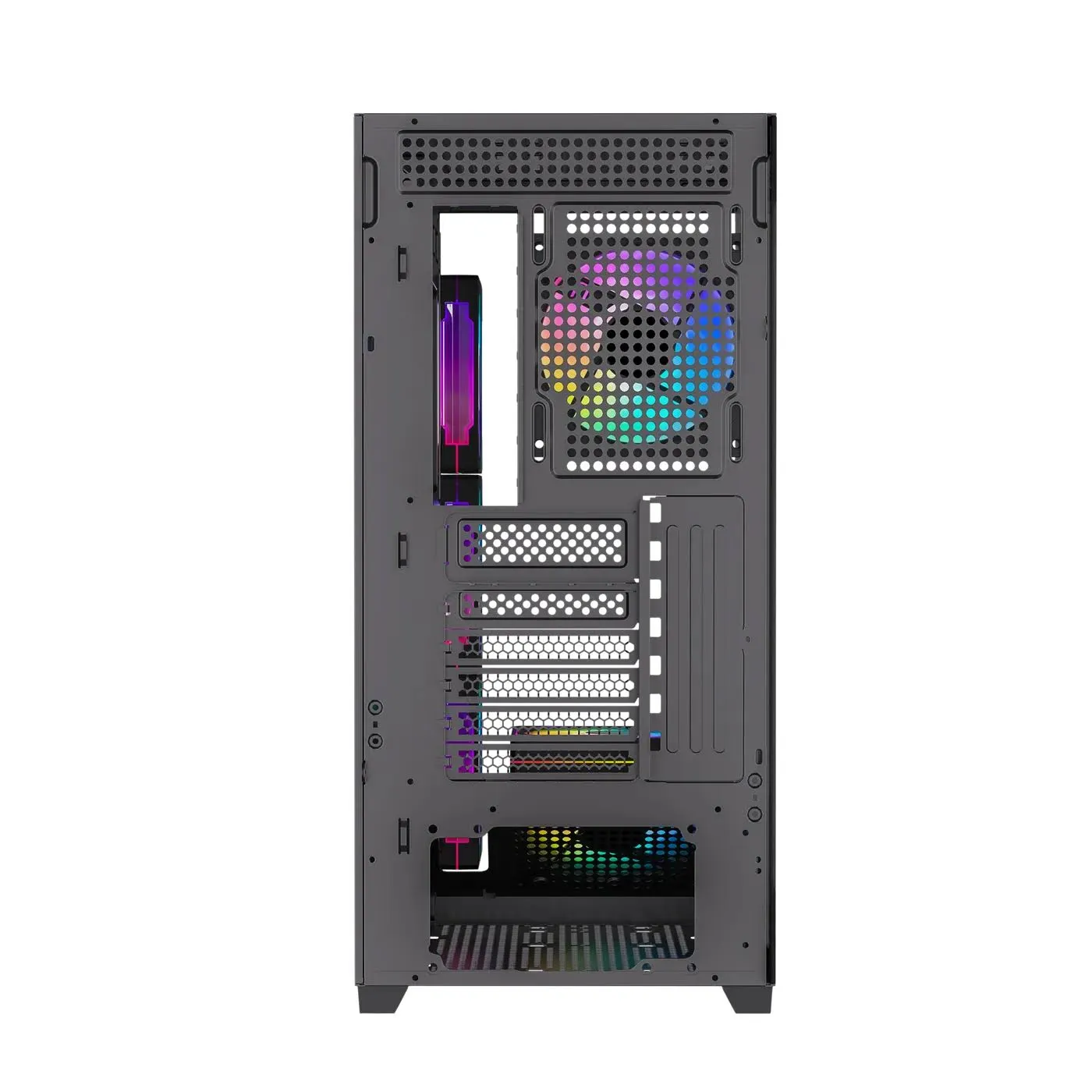 Case Halion Saturno M05 ATX Vidrio Templado 3 Ventiladores ARGB — foto 3