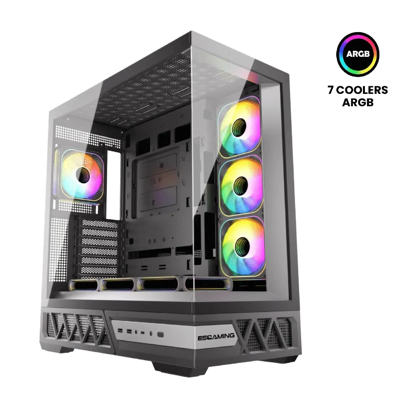 Case Esgaming Enkido Full Tower ATX 7 Ventiladores ARGB
