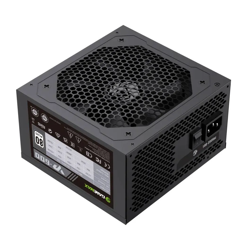 Fuente de Poder Gamemax VP-600 600W 80 Plus White