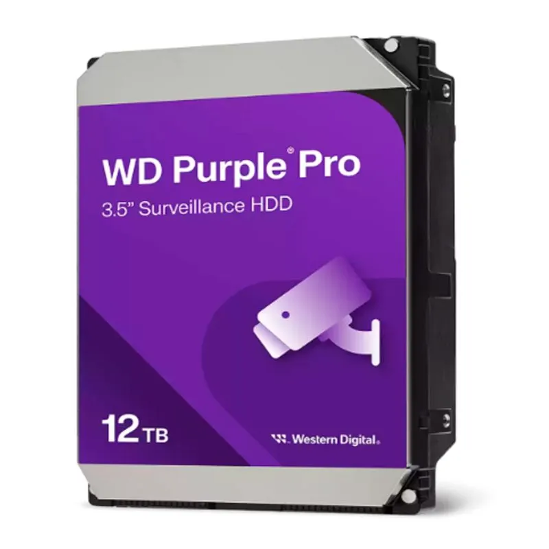 Disco Duro Western Digital WD Purple Pro 12TB 3.5" SATA 7200 RPM para Videovigilancia