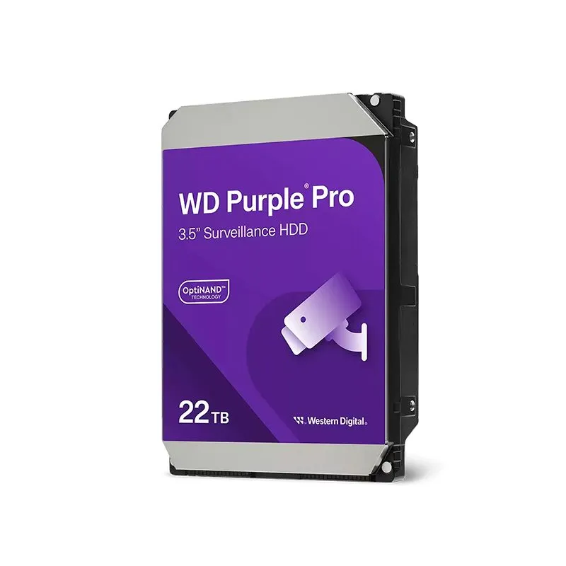 Disco Duro Western Digital WD Purple Pro 22TB 3.5" SATA 7200 RPM para Videovigilancia