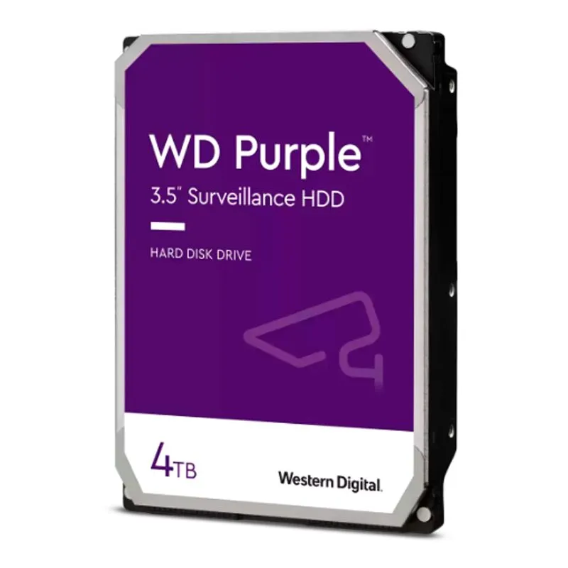Disco Duro Western Digital WD Purple 4TB 3.5" SATA 5400 RPM para Videovigilancia