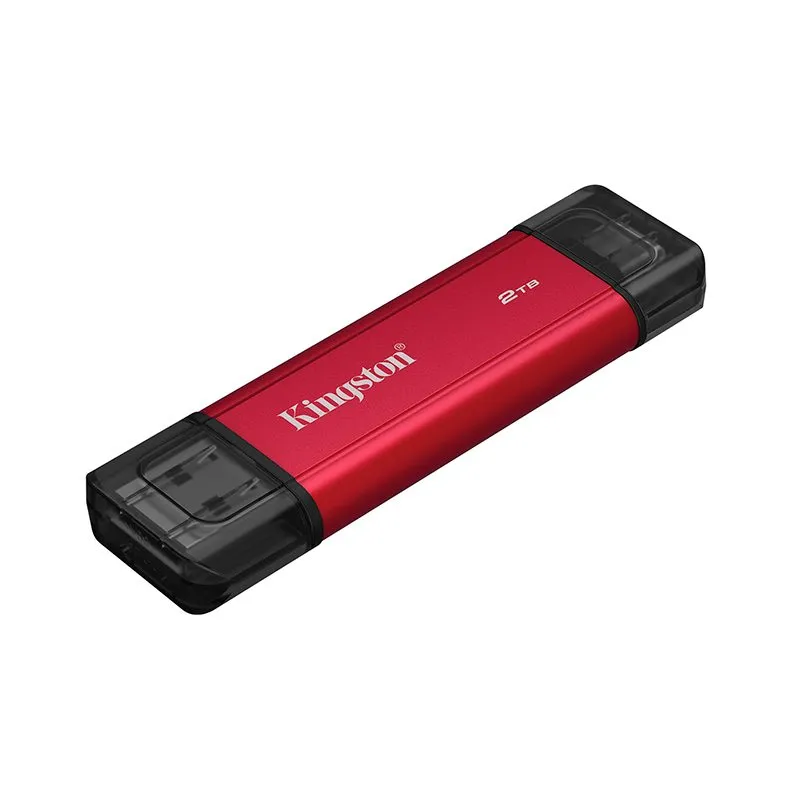 SSD Externo Kingston Dual Portable 2TB USB 3.2 Gen 2 Tipo-C y Tipo-A