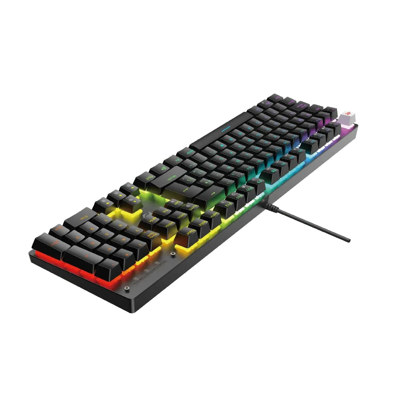 Teclado Havit KB432L Mecánico Switch Blue RGB — foto 3