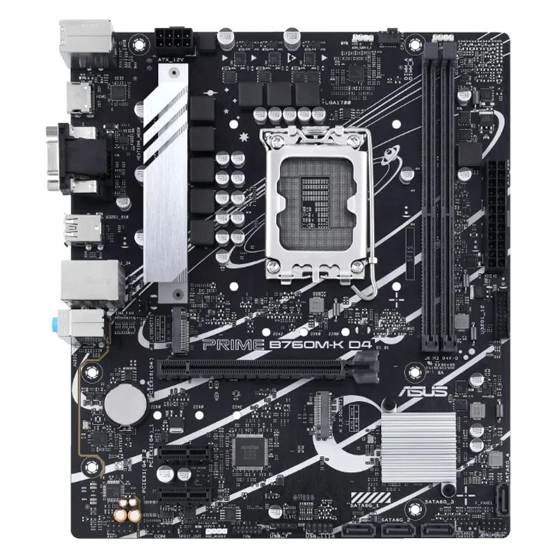 Placa Madre ASUS Prime B760M-K D4 LGA1700 B760 Micro-ATX DDR4
