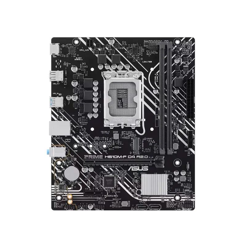Placa Madre ASUS Prime H610M-F D4 R2.0 LGA1700 H610 Micro-ATX DDR4