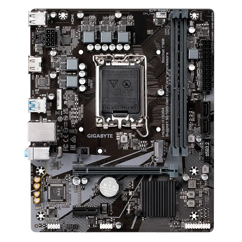 Placa Madre Gigabyte H610M K DDR4 LGA1700 H610 Micro-ATX DDR4