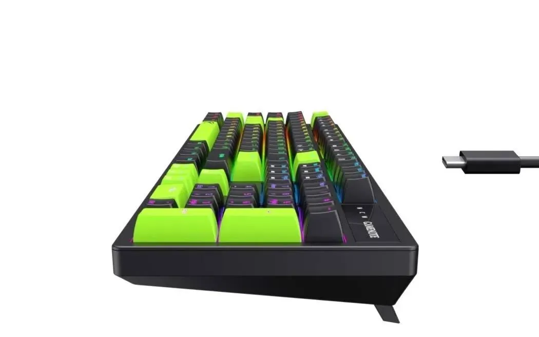 Teclado Havit KB893L Mecánico Switch Blue RGB — foto 3