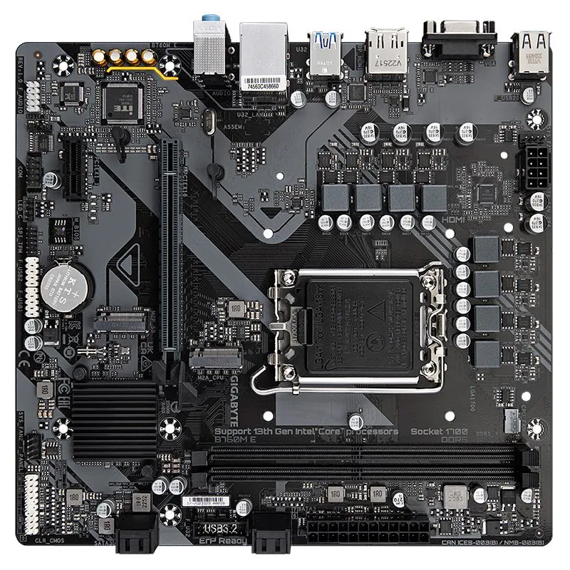 Placa Madre Gigabyte B760M E LGA1700 B760 Micro-ATX DDR5