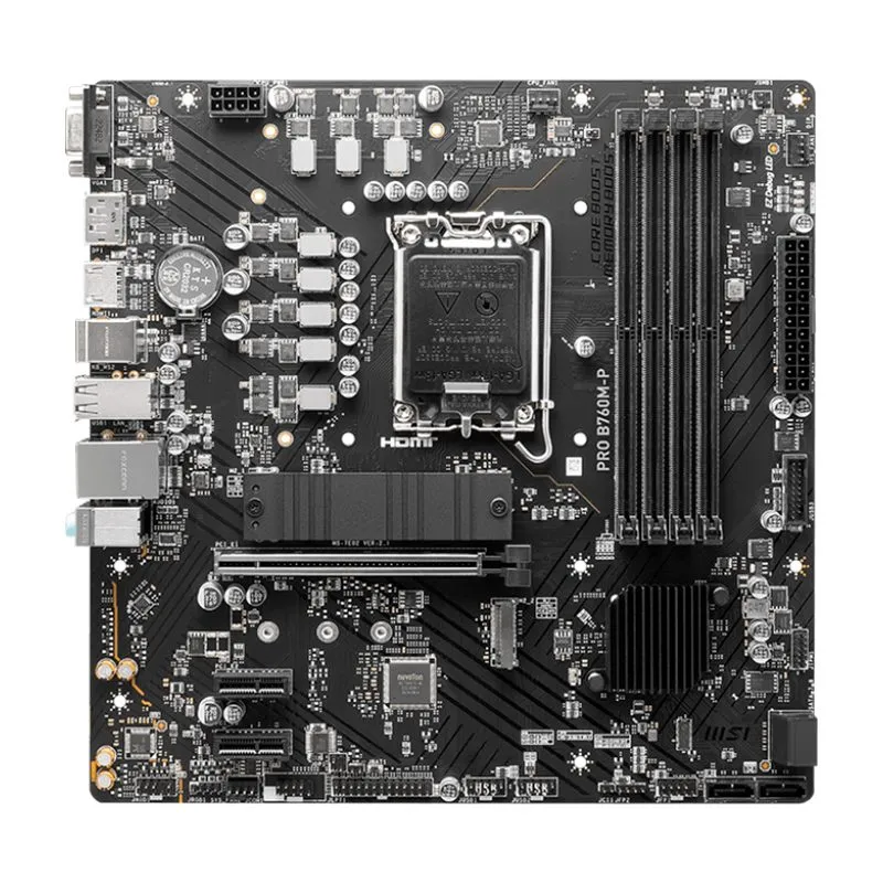 Placa Madre MSI PRO B760M-P LGA1700 B760 Micro-ATX DDR5