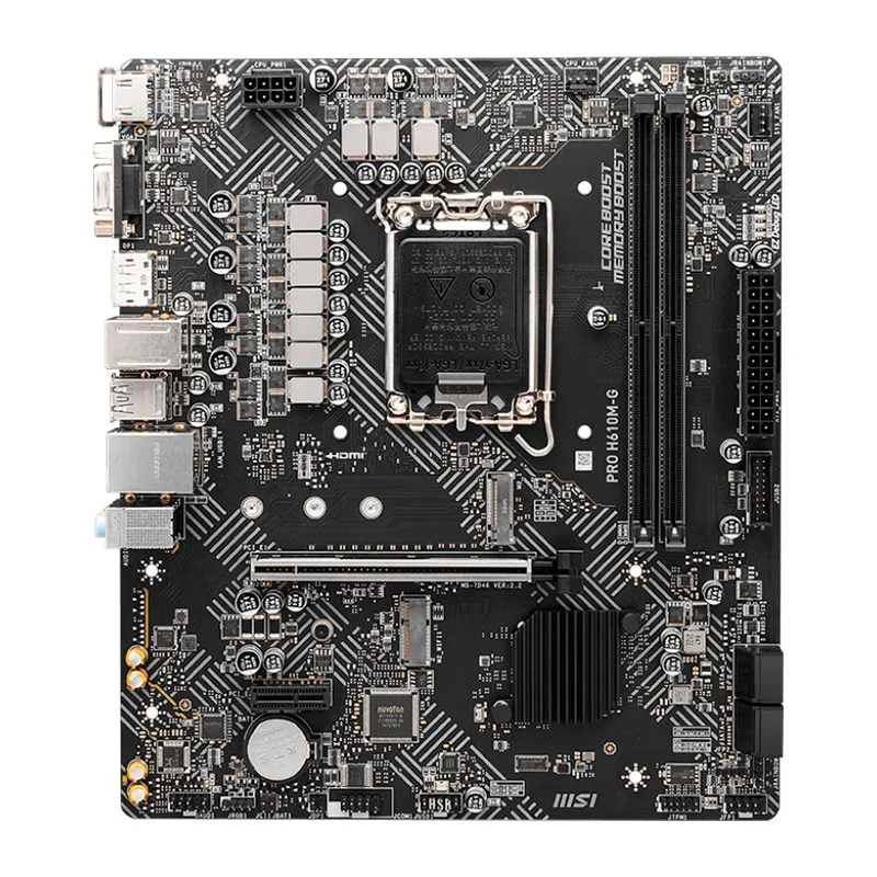 Placa Madre MSI PRO H610M-G LGA1700 H610 Micro-ATX DDR5