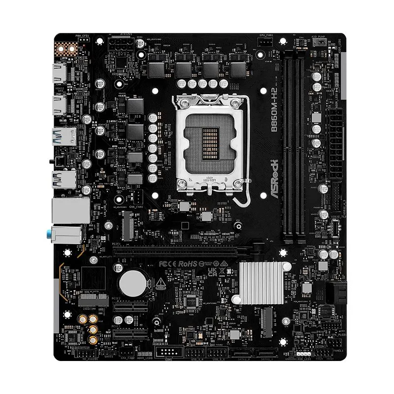 Placa Madre ASRock B860M-H2 LGA1851 B860 Micro-ATX DDR5