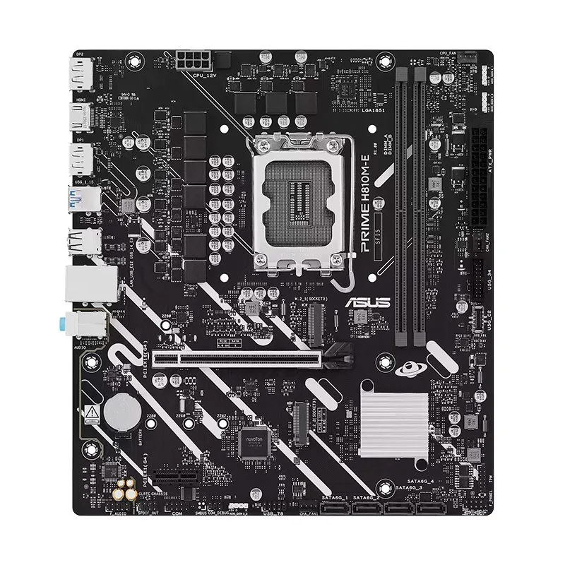 Placa Madre ASUS Prime H810M-E LGA1851 H810 Micro-ATX DDR5 — foto 2
