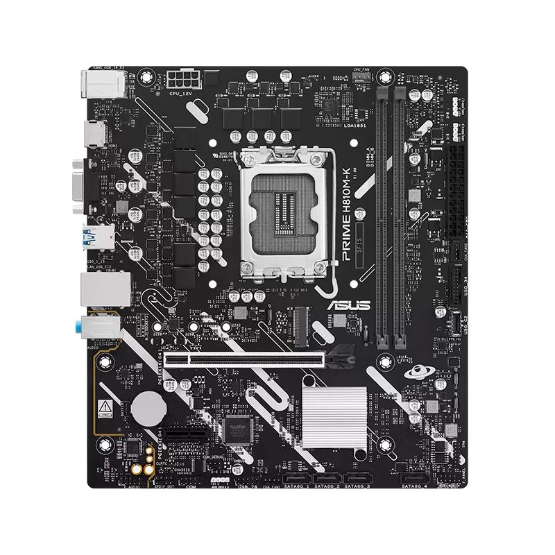 Placa Madre ASUS Prime H810M-K LGA1851 H810 Micro-ATX DDR5 — foto 2