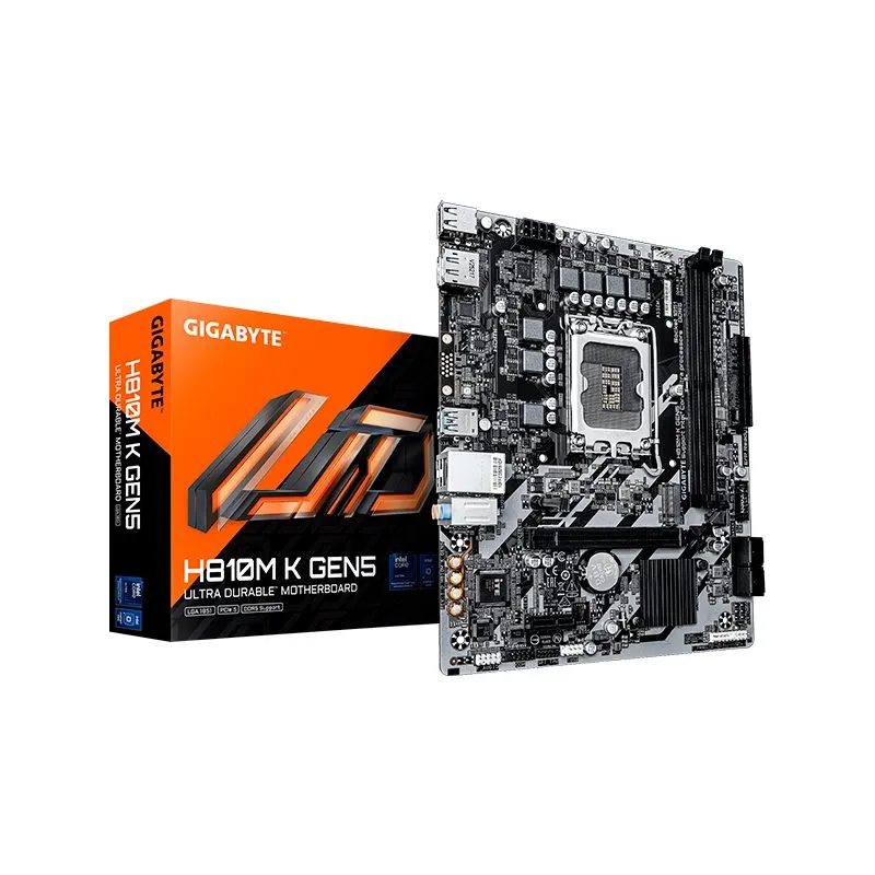 Placa Madre Gigabyte H810M K Gen5 LGA1851 H810 Micro-ATX DDR5 — foto 2