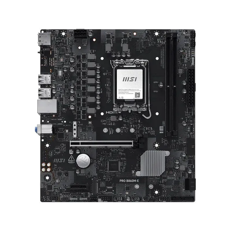 Placa Madre MSI PRO B860M-E LGA1851 B860 Micro-ATX DDR5 — foto 2