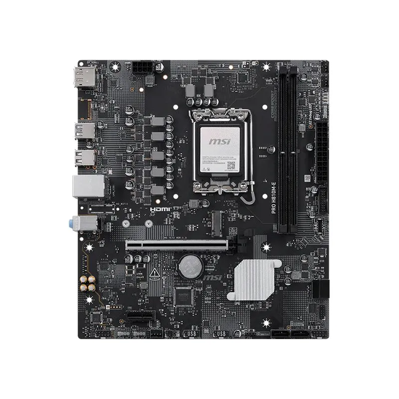 Placa Madre MSI PRO H810M-E LGA1851 H810 Micro-ATX DDR5 — foto 2