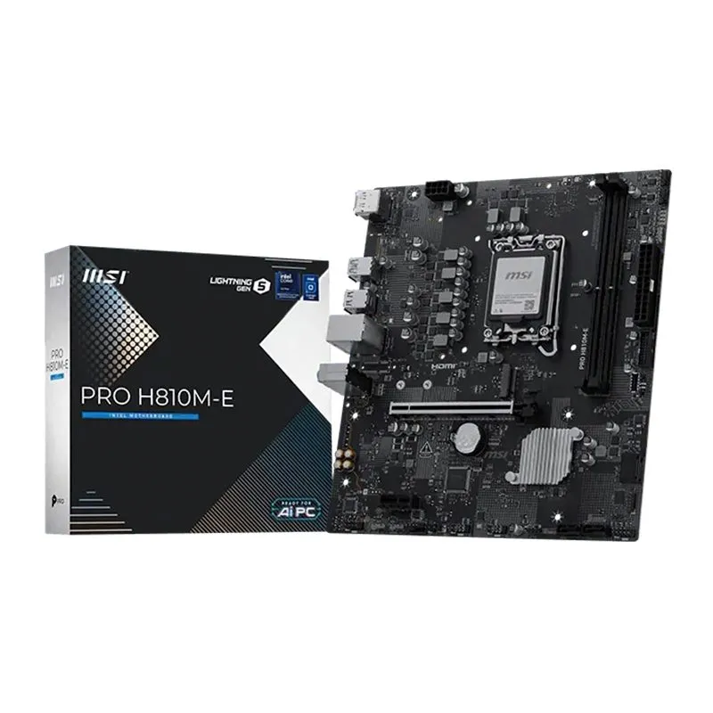 Placa Madre MSI PRO H810M-E LGA1851 H810 Micro-ATX DDR5