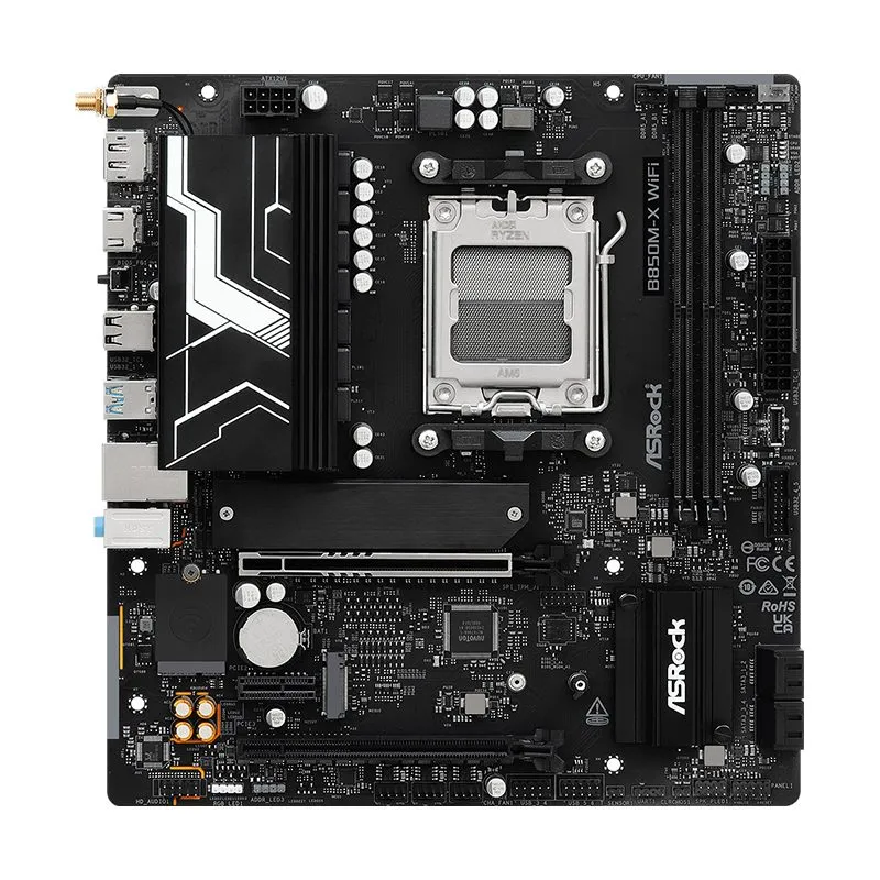 Placa Madre ASRock B850M-X WiFi R2.0 AM5 B850 Micro-ATX DDR5