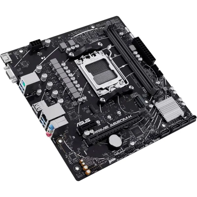 Placa Madre ASUS Prime A620M-K AM5 A620 Micro-ATX DDR5 — foto 4