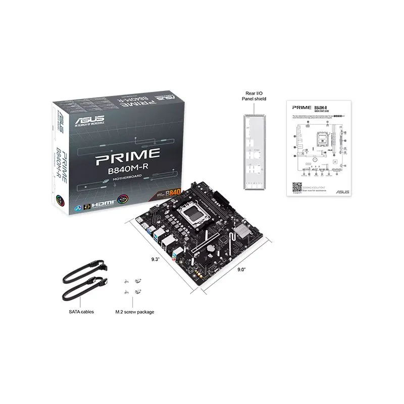 Placa Madre ASUS Prime B840M-R AM5 B840 Micro-ATX DDR5 — foto 8
