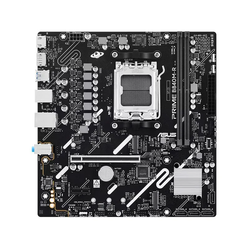 Placa Madre ASUS Prime B840M-R AM5 B840 Micro-ATX DDR5 — foto 9