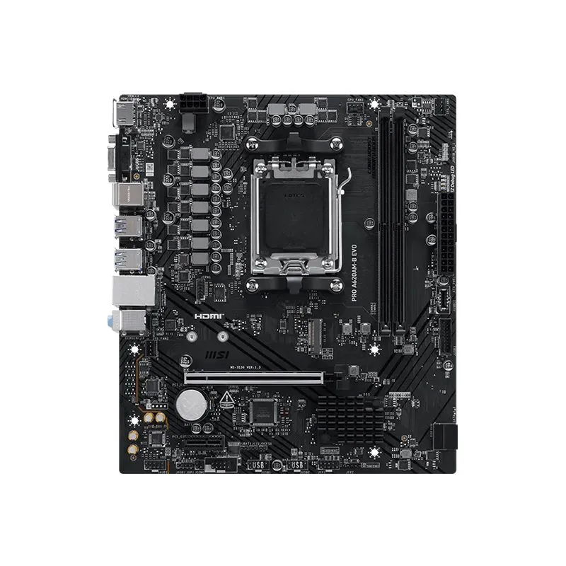 Placa Madre MSI PRO A620AM-B EVO AM5 A620A Micro-ATX DDR5 — foto 2