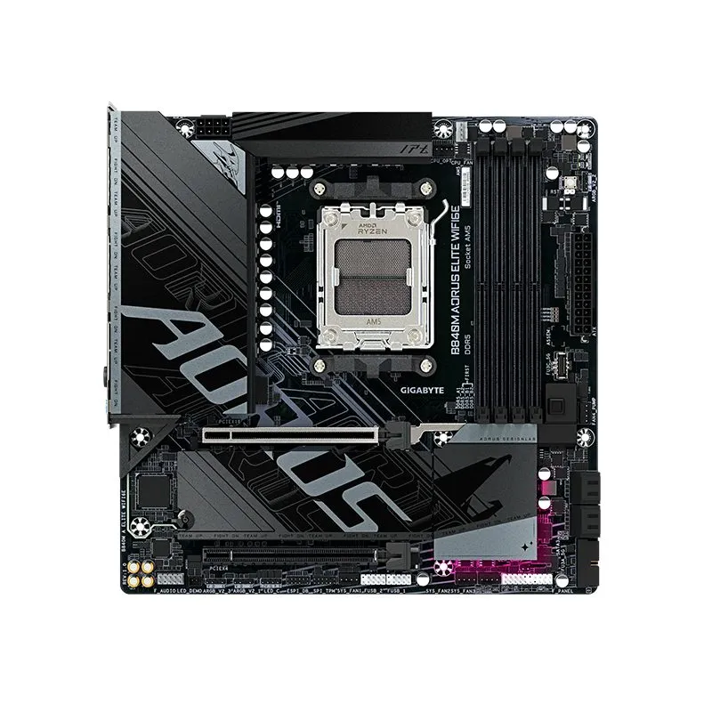 Placa Madre Gigabyte B840M Aorus Elite WiFi6E AM5 B840 Micro-ATX DDR5