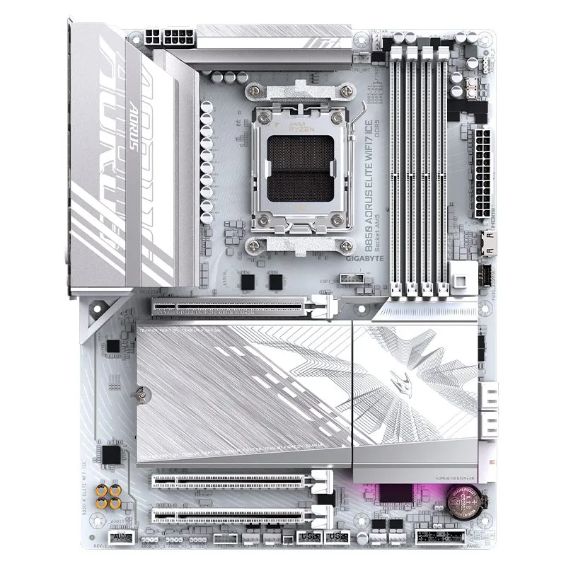 Placa Madre Gigabyte B850 Aorus Elite WiFi7 Ice AM5 B850 ATX DDR5