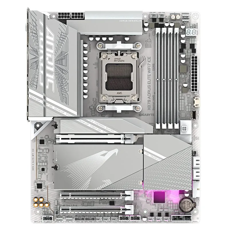 Placa Madre Gigabyte X870 Aorus Elite WiFi7 Ice AM5 X870 ATX DDR5