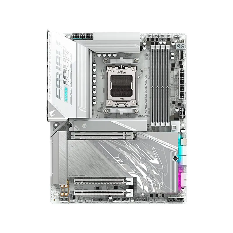 Placa Madre Gigabyte X870E Aorus Elite X3D Ice AM5 X870E ATX WiFi DDR5 — foto 3