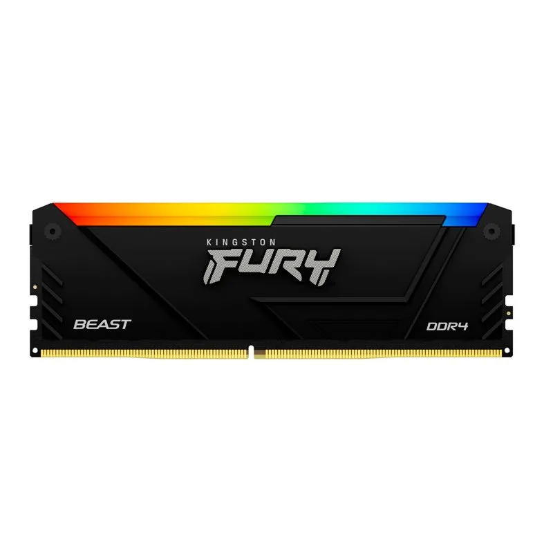 Memoria RAM Kingston FURY Beast 16GB DDR4 3200 MT/s CL16 RGB