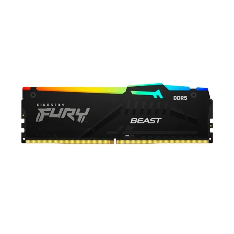 Memoria RAM Kingston FURY Beast 16GB DDR5 6000 MT/s CL36 RGB