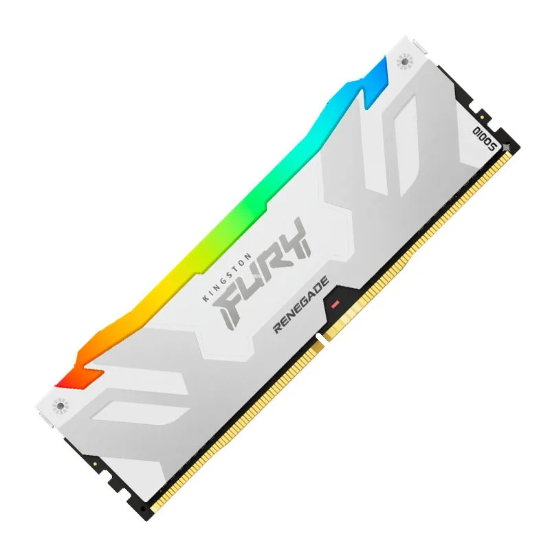 Memoria RAM Kingston Fury Renegade 16GB DDR5 7200 MT/s CL38 RGB Blanco