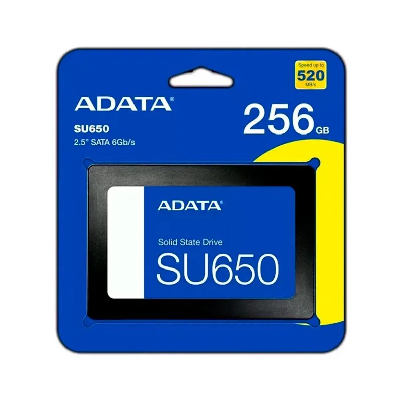 SSD ADATA Ultimate SU650 256GB SATA 2.5" hasta 520 MB/s