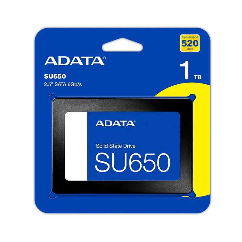 SSD ADATA Ultimate SU650 1TB SATA 2.5" hasta 520 MB/s
