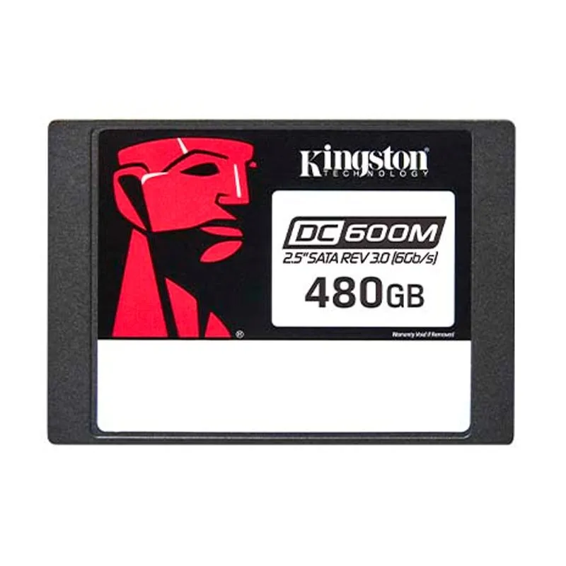 SSD Kingston DC600M 480GB SATA 2.5" para Servidor hasta 560 MB/s SEDC600M/480G