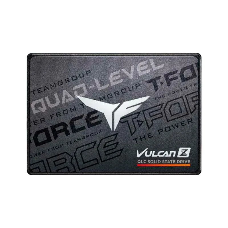 SSD TeamGroup T-Force Vulcan Z QLC 256GB SATA 2.5" hasta 520 MB/s