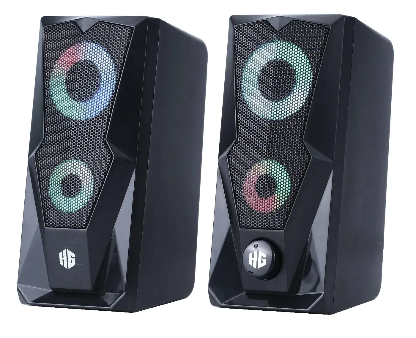 Parlantes Halion HA-S229 2.0 USB 20 W LED Multicolor — foto 2