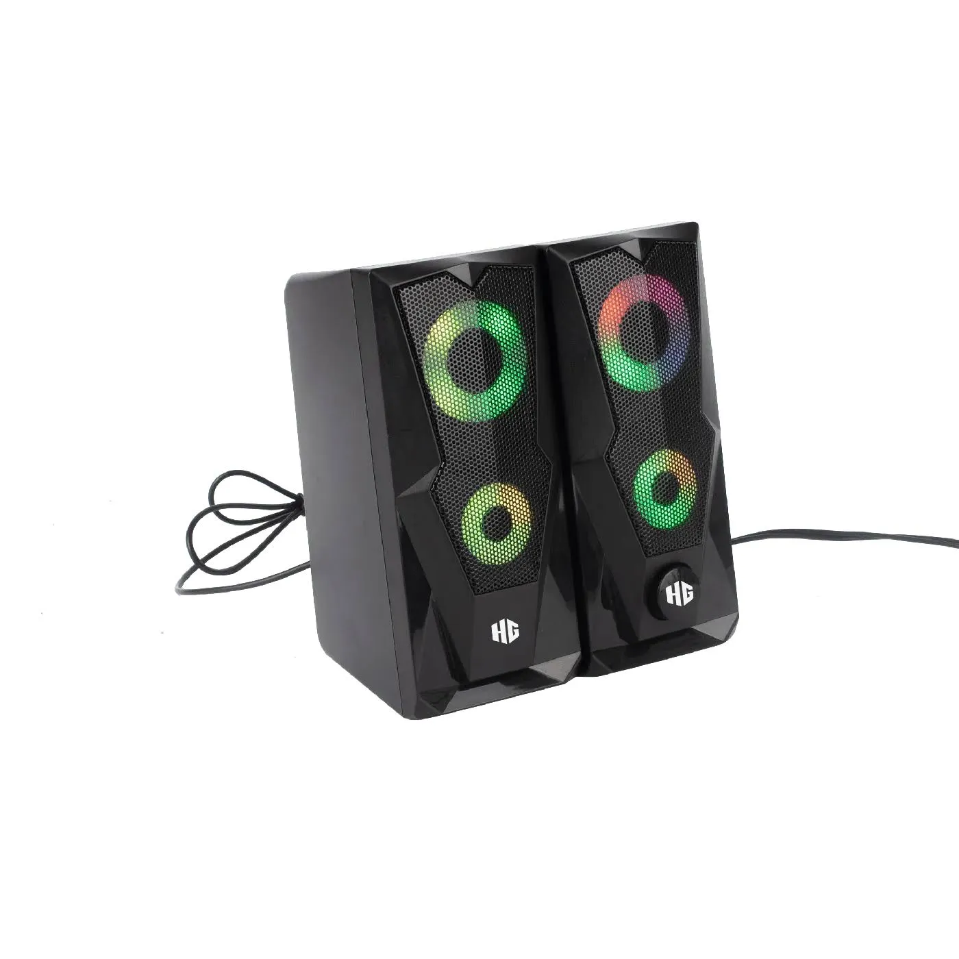 Parlantes Halion HA-S229 2.0 USB 20 W LED Multicolor — foto 3