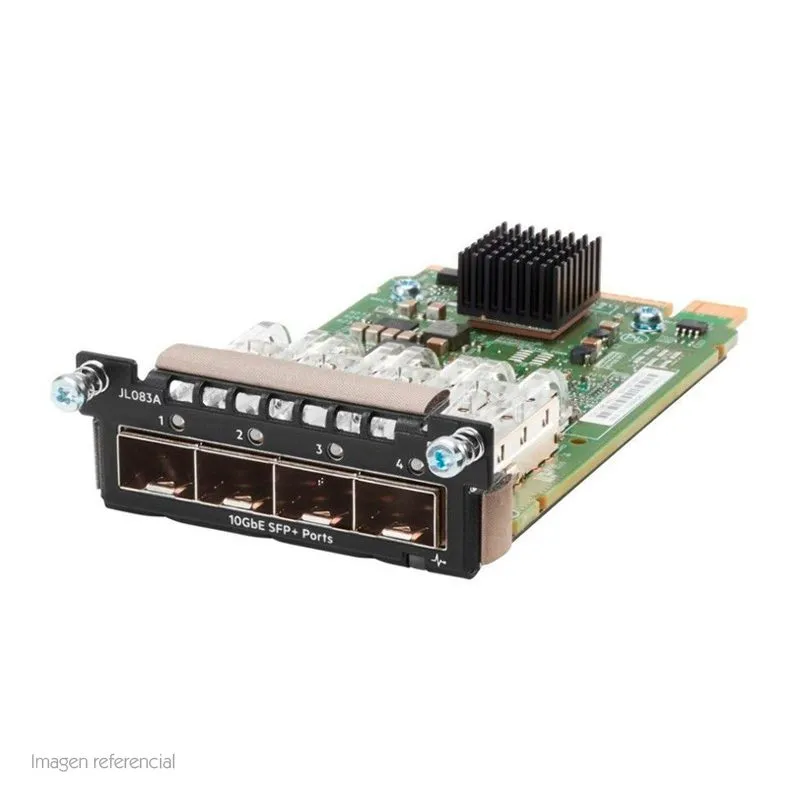 Módulo HPE Aruba Networking 4 Puertos SFP+ 10G MACsec para 3810M y 2930M JL083A
